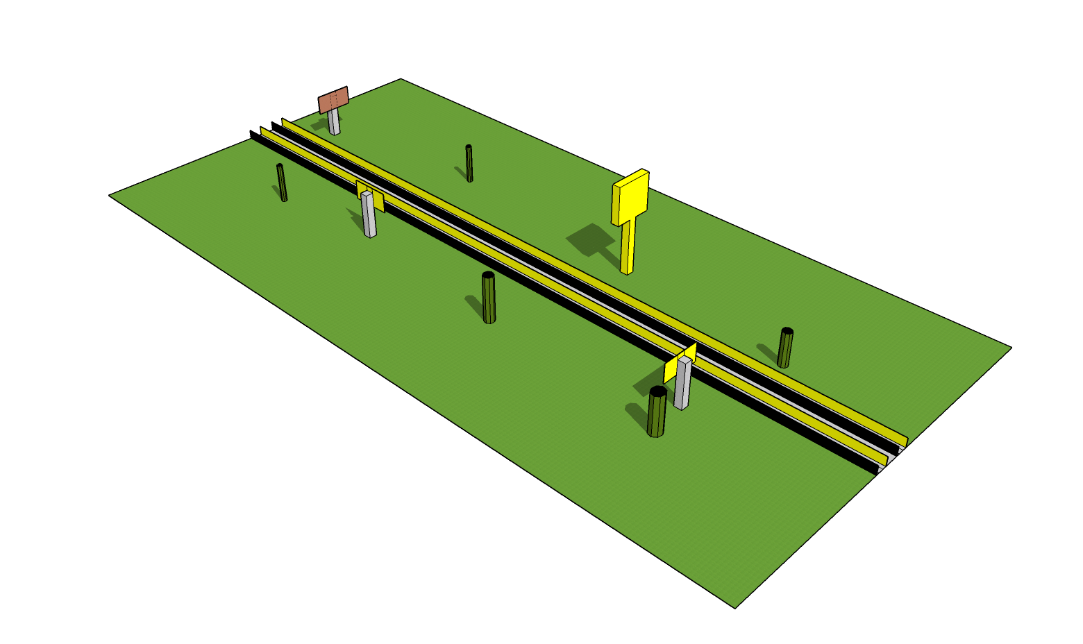 High-speed railway module 6